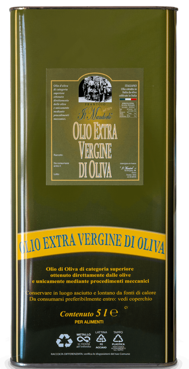 Conventional Extra Virgin Olive Oil Tin pack Il Frantoio Il Mandorlo